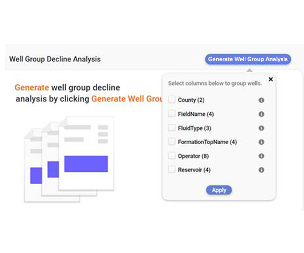 Decline Curve Analysis - SDC Feature - Well Group Analysis Decline Curve Analysis - Well Group Analysis
